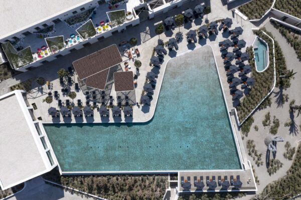 NOUS_Santorini_Main_Outdoor_Pool_Drone_View